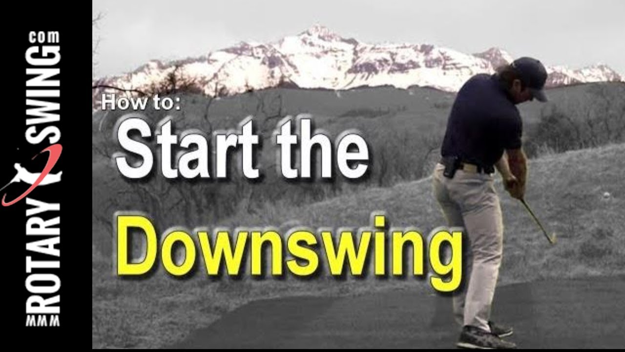 How to Start the Golf Downswing Correctly – One Simple Move