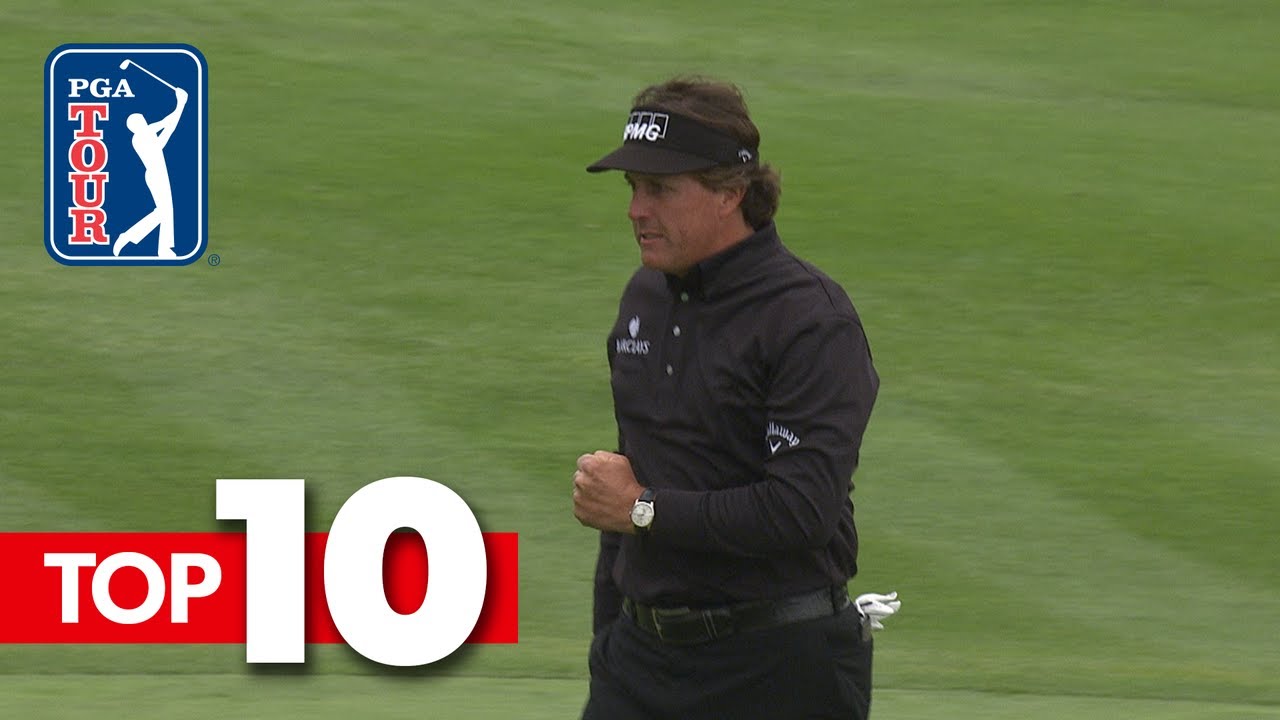 Phil Mickelson's top-10 all-time shots at Pebble Beach