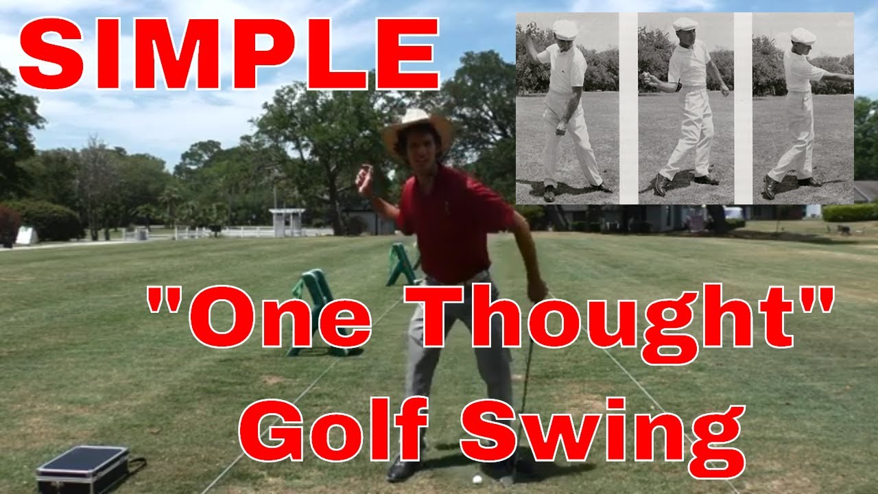 Easy "One-Thought" Golf Swing | E-Tip #40 | Tom Saguto, PGA | SagutoGolf