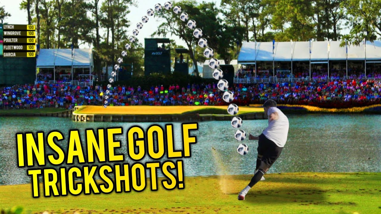 INSANE GOLF TRICK SHOTS YOU WON'T BELIEVE!