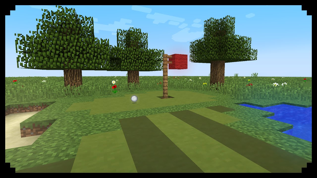 ✔ Minecraft: How to make a Golf Course