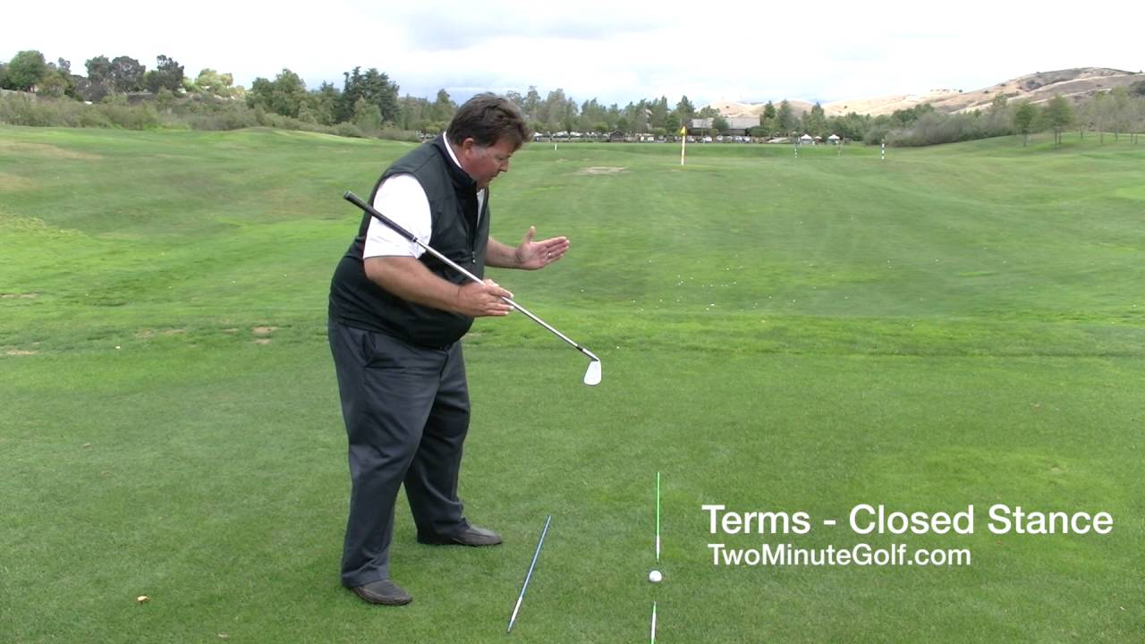 Golf Terms – Closed Stance