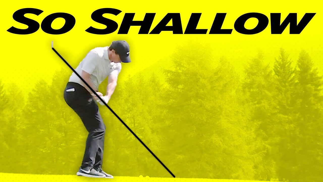 SHALLOW DOWNSWING! – Effortless Golf Swing! – THE NEW Swing!