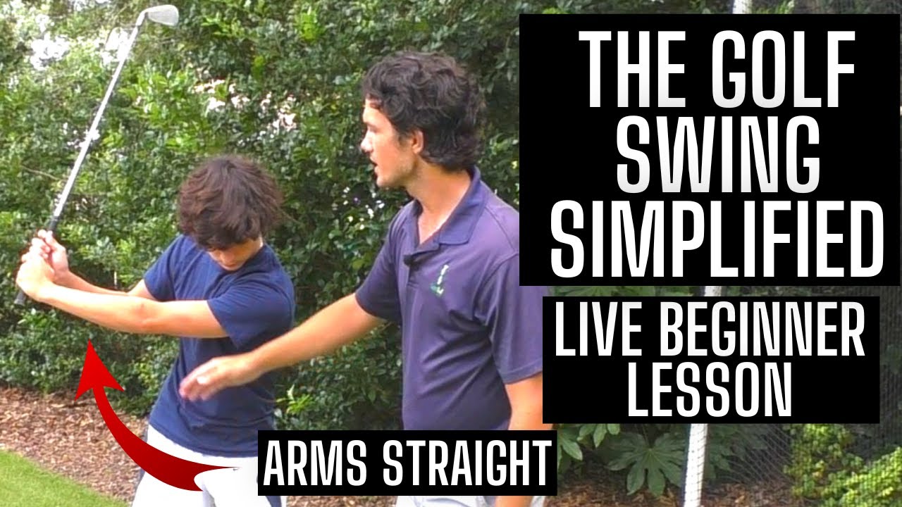 How to Swing a Golf Club for Beginners – LIVE LESSON w/ Step-by-Step Instructions to Help You Learn