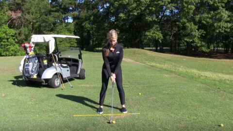 Quick Golf Tip with LPGA Golf Instructor Meredith Kirk: Aim and Alignment