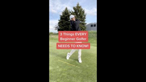 3 Golf Tips EVERY Beginner Should Know! 🤯 Golf Swing Tips #shorts