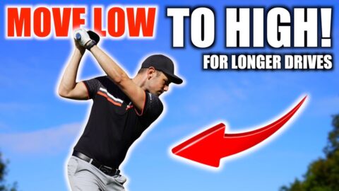 Move Low to High for Longer Golf Drives (Driver Swing Tip)