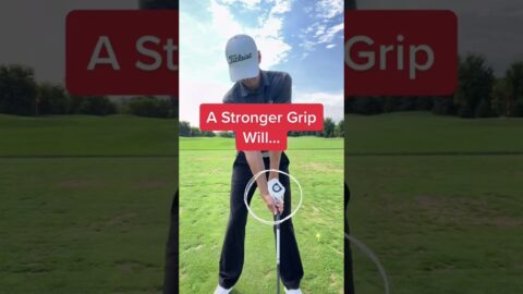 A STRONGER GRIP Will… 😳⛳️ Golf Swing Tips #shorts