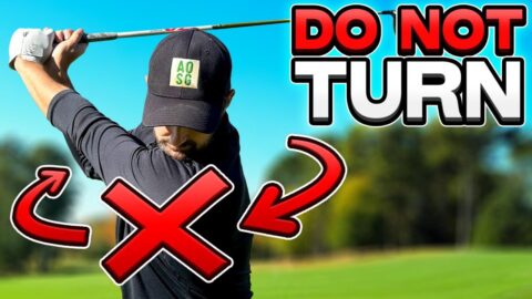 Don’t Turn Your Shoulders for a Driver Golf Swing