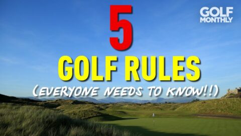 5 GOLF RULES (EVERYONE NEEDS TO KNOW!!)
