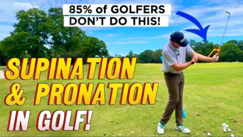 Unlock your WRISTS & FOREARMS! // Unlock YOUR True POTENTIAL! #golfinstruction #golfswing #golftips