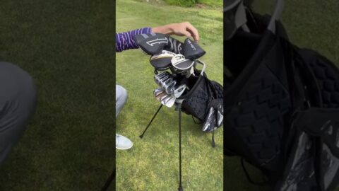 How to Properly Setup Your Clubs In Your Golf Bag! #shorts #golf