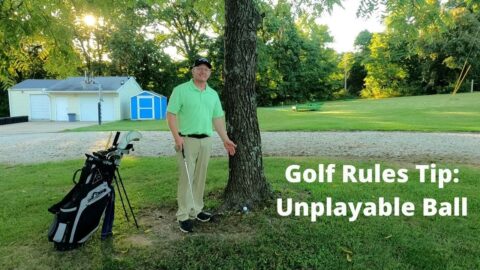 Golf Rules Tip:  Unplayable Ball – Attention!  Watch our 2023 Rules Video update after watching!