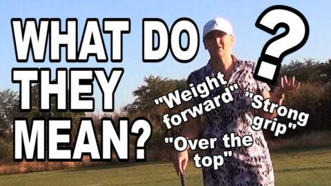 Confusing golf terms and what they mean.