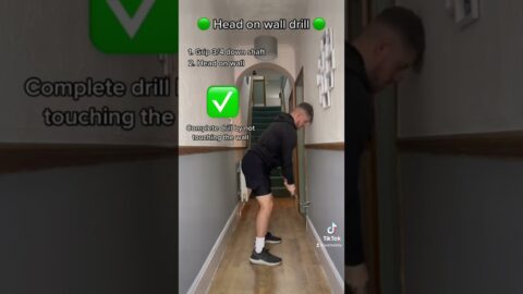 HEAD ON WALL GOLF DRILL (WOW) ✅✅✅ #golf