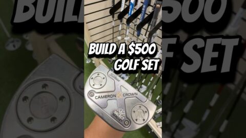 Build a 0 golf set at pga superstore #pga #golf #golfset #scottycameron #taylormade
