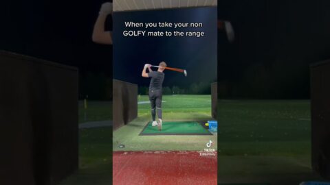 TAKE YOUR FRIEND TO THE DRIVING RANGE! GOLF BEGINNERS! #golf
