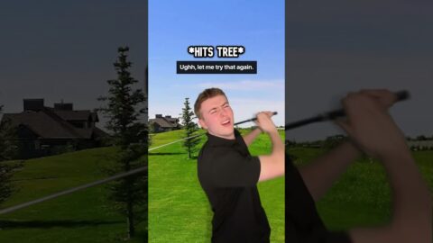 Mans First Time At Golf Course #Shorts