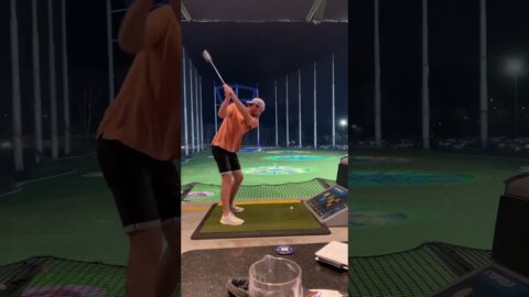 1st go at Top Golf 👍 #golf #shorts #golftips #golfswing