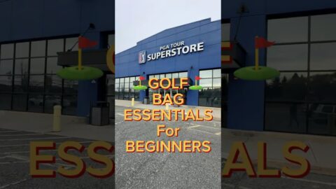 Golf Bag ESSENTIALS For Beginners!