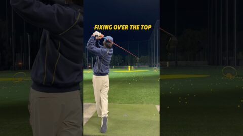 Simple thought to fix over the top #golf #golftips #golfswing ​⁠@manorsgolf BAYJARK15