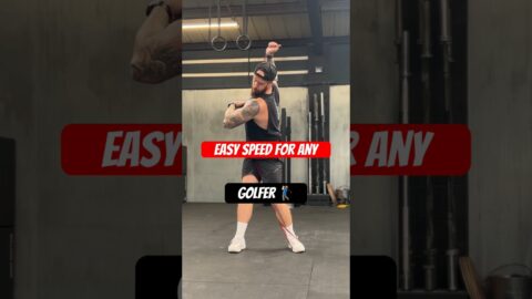 Any golfer can gain speed 💯 grab a band and try this 🔥 #GOLFWOD #golf #golffitness