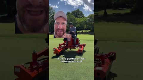 Why Golf Courses Roll Their Putting Greens! ⛳