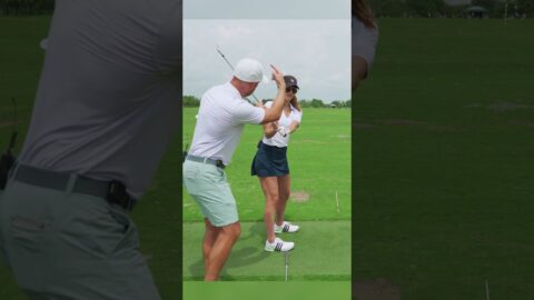 She Couldn’t Believe How Easy This Makes The Backswing #shorts #golfswing #golf #ericcogorno #golfer