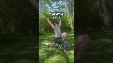 Unlock your tight hips for a smooth golf swing #mobility #golf #golffitness